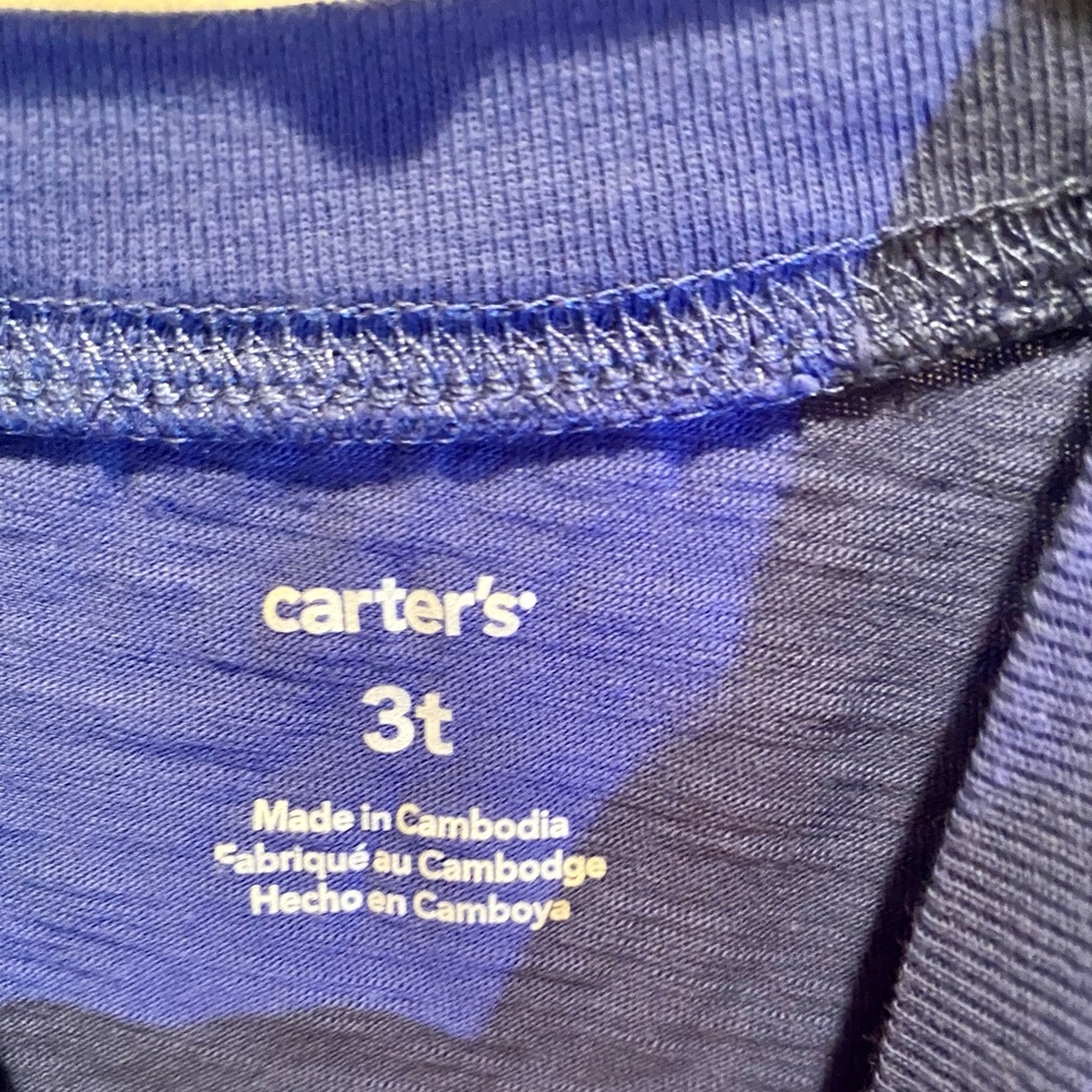 Boys Carter’s Short Sleeve Shirt Size 3T - Picture 3 of 5